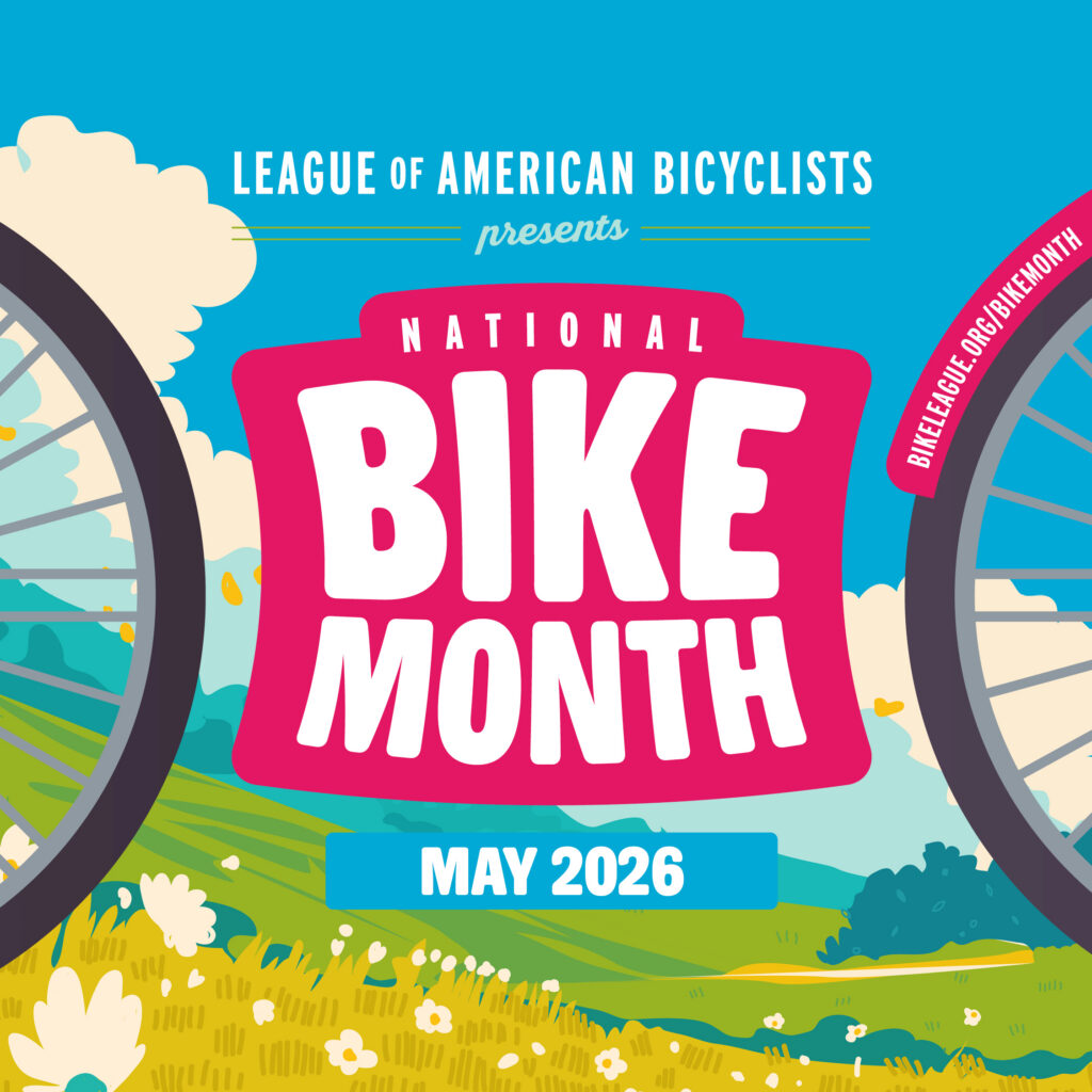 League of American Bicyclists presents National Bike Month May 2026