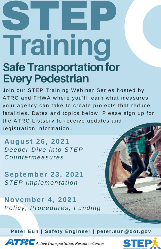 Flyer for "STEP Training".