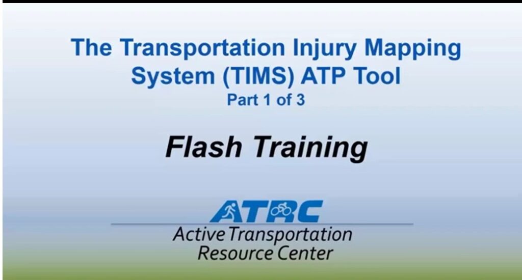 Title slide for TIMS ATP Tool